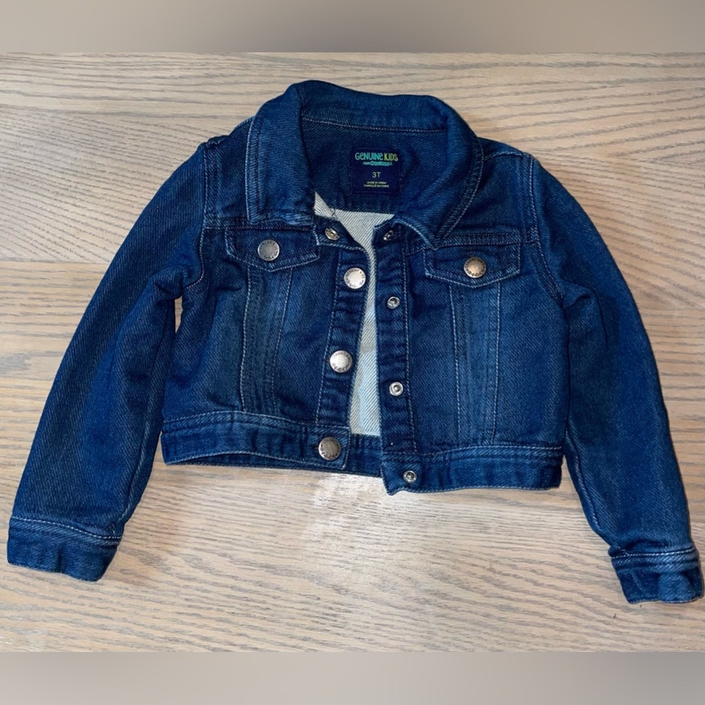 Toddler flexible denim jacket-3T